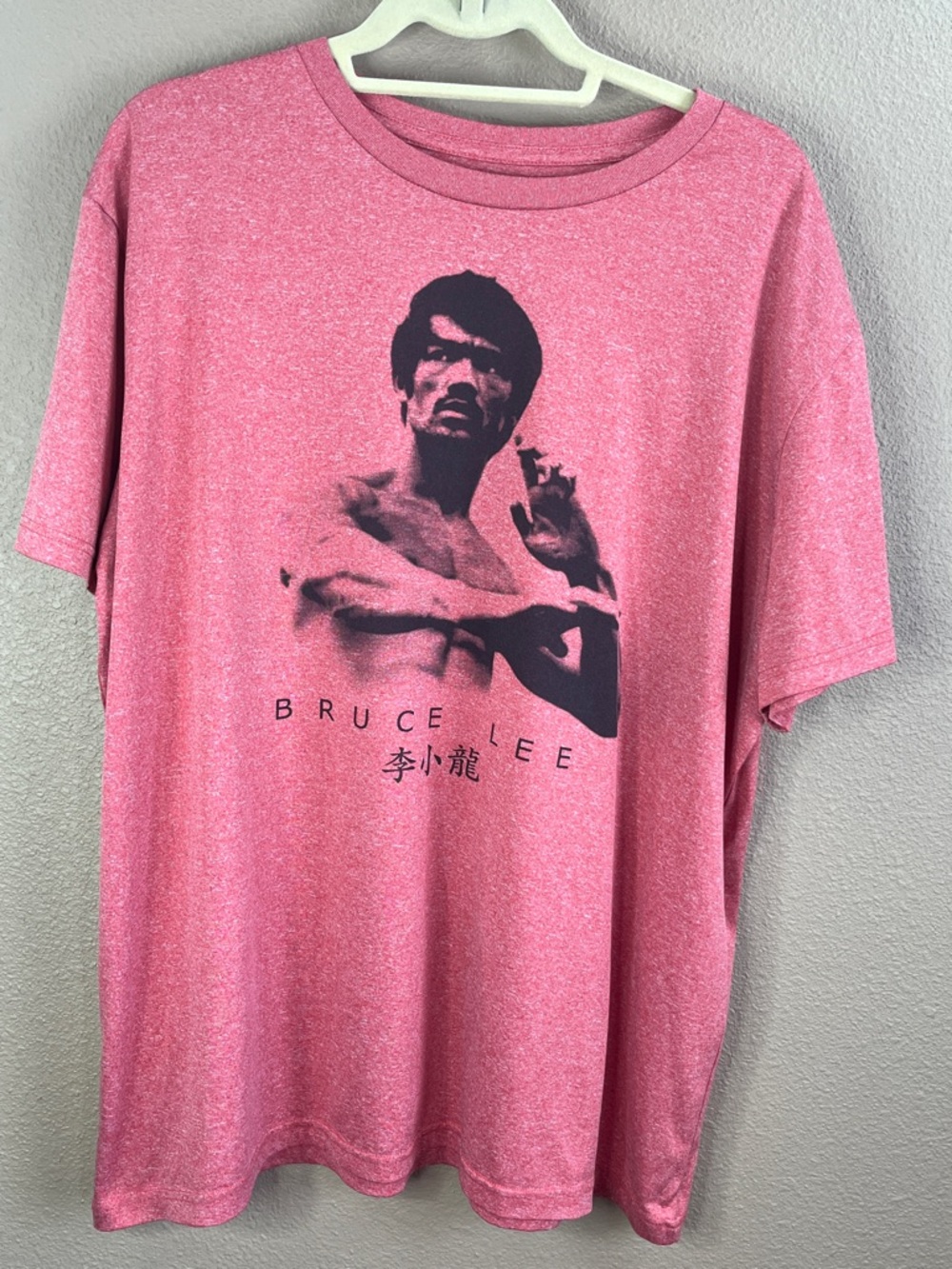 Bruce Lee Graphic Short Sleeve Tee - Pink